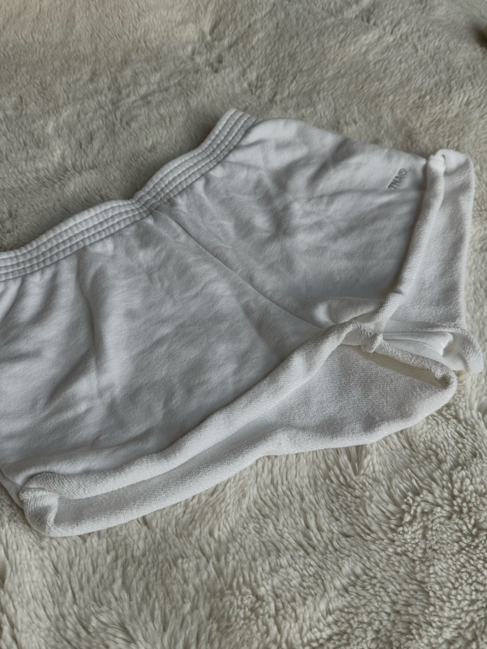 TNA White Terry Shorts